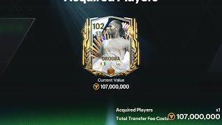 What a last minute goal by DROGBA it was insane (FC MOBILE)