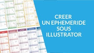 Crée un éphéméride de calendrier sous Illustrator