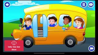 The Wheels on the bus go round and round | Nursery Rhymes & Baby Simple Songs Collection