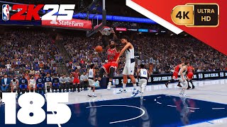 NBA 2K25 =My Career= [PC] (4K) EP185 {4th Year} {Key Game} {Bulls @ Mavericks}