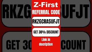 Z First App Referral Code || Z First referral code 2024 || Z First invite code