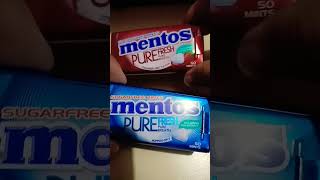 Mentos Pure Fresh Strawberry Mint Flavour & Peppermint Flavor #satisfyingsounds #asmr