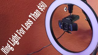 Ring Light on Adjustable Stand for less than $50?!?! Yes, you can.