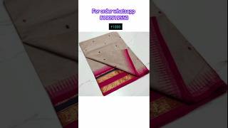 Kanchi Cotton Sarees Collections#shorts#shortsfeed