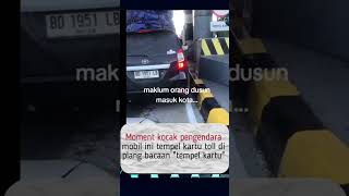 Momen Anak Kampung Lewat Dijalan Tol #shorts #kampung #desa #kota #berita #tiktokvideo