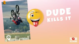 😲 Dude Kills It | Motocross | Motorcycle | Rider 🔥 ADVENTURES FEVER #shorts @adventures fever