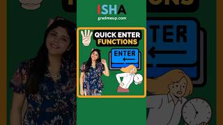 Quick Excel Enter Functions in 30 seconds | CA Isha #corporate #career #excel #formula #interview