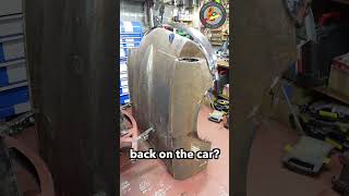 Solid (ish) Bonnet Back On The Car! #triumph GT6 Mk2 #restoration #classiccars #welding