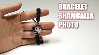 Bracelet shamballa avec photo