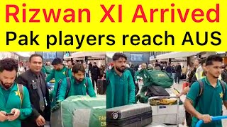 EXCLUSIVE 🛑 Rizwan XI arrived Melbourne Airport | 2nd group of Pak players reached Australia