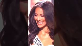 La Dominicana #AndreinaMartinez en su certamen y en #MissUniverso donde fue #2daFinalista