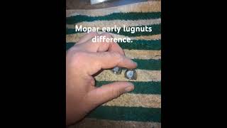 Mopar lug nuts