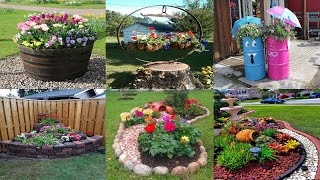 Garden ideas - 42 Tiểu Cảnh Trang Trí Làm Nổi Bật Sân Vườn Nhà Bạn