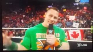 John cena return to wwe monday night raw 30 may 2016