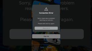 Roblox Crashing, I Think Server Down (09-10-2024) #roblox #viralshorts