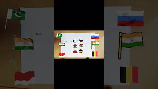 Indian flag 🇮🇳 Pakistan flag 🇵🇰 Indonesia flag 🇮🇩 Belgium flag 🇧🇪 Other countries Flag#shorts#viral