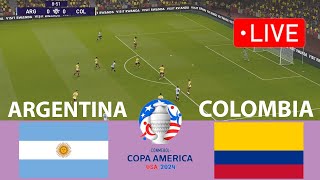 🔴LIVE: ARGENTINA vs COLOMBIA | CUPA AMERICA 2024 LIVE | ARGENTINA LIVE MATCH I eFOOTBALL PES 21