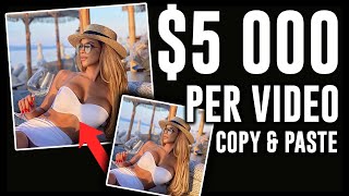 Easiest Way Earn $5000 Copy And Pasting Photos (Make Money Online 2021)