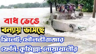 ফেনী বন্যা পরিস্থিতি | সিলেট বন্যা | কুমিল্লা বন্যা | নোয়াখালী বন্যা | Bangladesh bonna last update