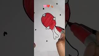 🍗🩷❤️ Colour 🎨 Satisfying Art Video #shorts #drawing #viral #trending #viralshort #viralvideo #share