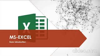 MS Excel - Basic Introduction about Excel | 2019