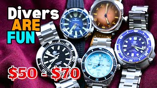 Aliexpress Top 5 BUDGET Automatic NH35 Diver Watches | $50 - $70