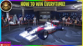 Win The New Podium Car Easy EVERY TIME- JOYSTICK GTA 5 ONLINE Lucky Wheel