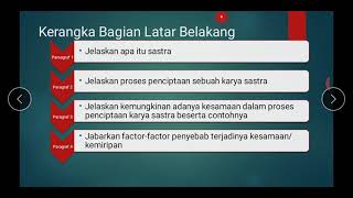 Penyusunan Artikel Tahap 2 (Sastra Banding)