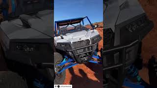 Do 35’s they said 🤪 #polaris #polarisgeneral #longtravel #roxxzilla #utv #rzr #sandhollow