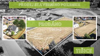 PRODÁNO. Stavební pozemek v Tišicích