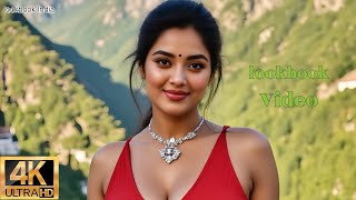 [4K] Real Indian AI Art Lookbook – Elegant Mountain Village