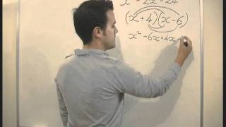 Maths - Algebra - Factorising Quadratics