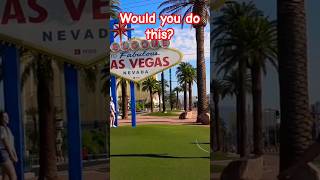 Would you skip rope in front of the Vegas Sign? #short #travel #vegas