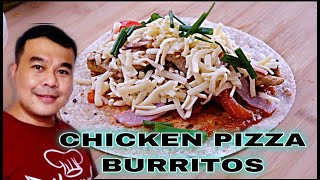 Food Tasty Chicken Pizza Burritos 2in1 | By Chef Richmond ASMR |  burrito recipe