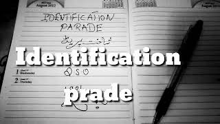 Identification Prade (Q.s.o 1984) Lecture by Advocate obaid from Lahore