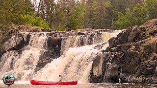 Backcountry Camping on the Larder River: Whitewater, Waterfalls, Canoeing, Fishing and Sunshine.