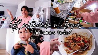 MI VIDA EN USA 🇺🇸| reseteando mi alacena , botamos todo ! Receta pollo a la toscana