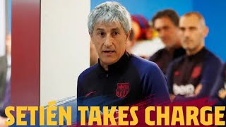 Quique Setién's arrival at Ciutat Esportiva