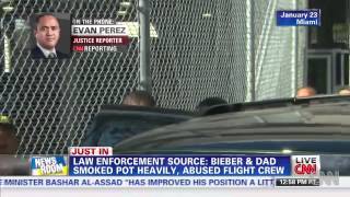 Police source Bieber abused flight crew