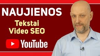 YouTube naujienos ir video SEO | Marius Kuitniauskas - Patarimas pradedantiesiems