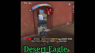 free fire OP head short Desert Eagle vs M500 gun OP like subscribed 👌👌😘👌