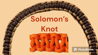 Solomon's Knot // Using Paracord and other materials.