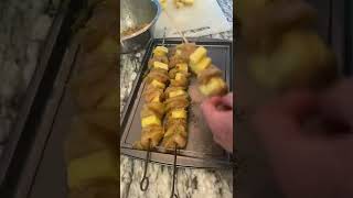 Spicy Habanero Pineapple Chicken Kabob