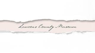 Laurens County Museum Live Stream