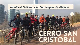 Salida al cerro San Cristobal con los amigos de Lampa - mi PRIMERA vez en el SAN CRISTOBAL