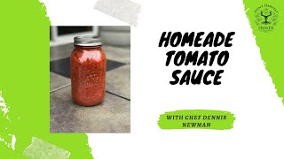 Homemade Tomato Sauce