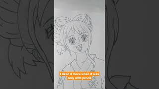 My first nami drawing / one piece - wano edition art / cat sketchbook part 9