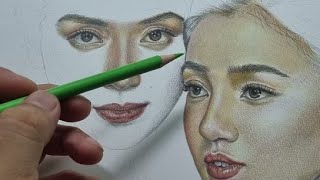 CHEAP Colored Pencil Realistic Drawing LIVE!