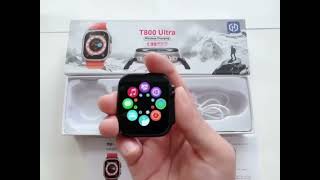 T800 Ultra #Smart watch #bluetooth connect #Full screen #viral