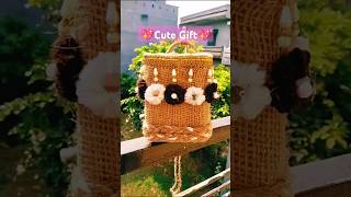 DIY Cute Gift Jute Box#shorts#art#diy